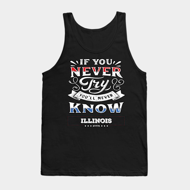 Illinois Tank Top by Print On Demand✅